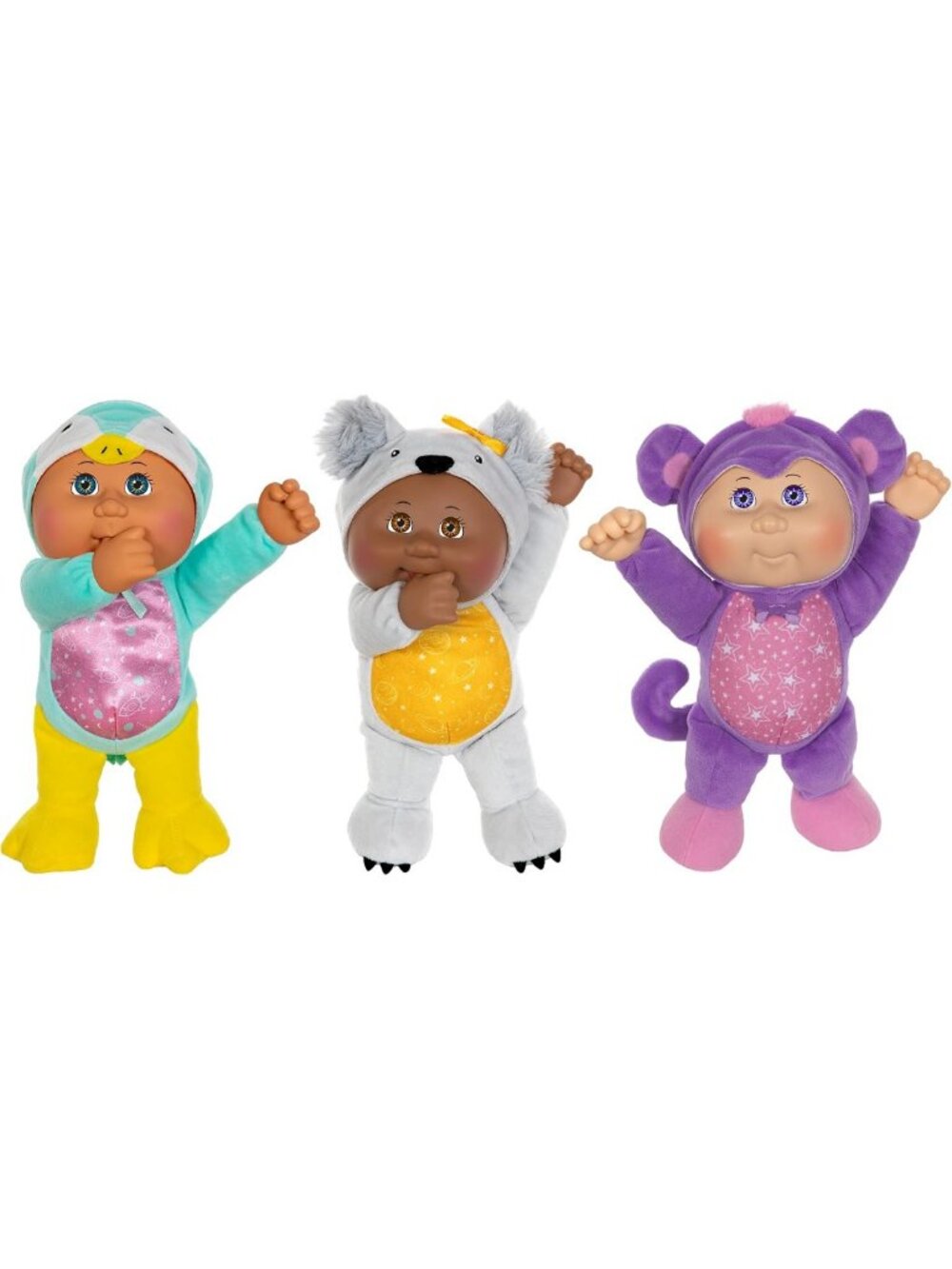 Collectible 9-Inch Space Friends Dolls - Mercury Monkey, Pluto Penguin, Nova
